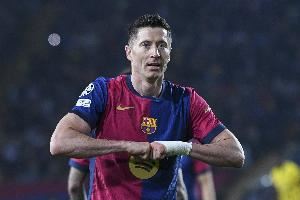 记者：莱万的求胜欲望无比强烈 曾推动安切洛蒂、哈维的离任